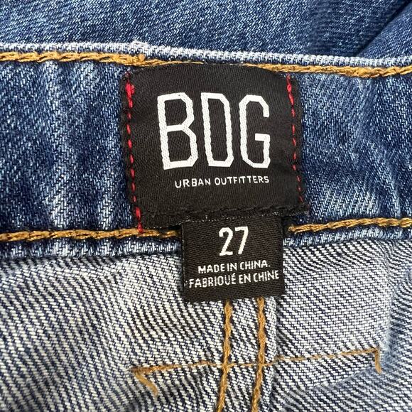 BDG Urban Outfitters Jeans Women's 27 (4) Blue Cargo Jogger Retro 90's Normcore - Picture 5 of 12